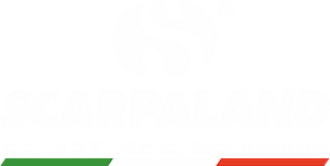 logo scarpaland bianco